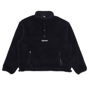 (SOLD) Polartec® Shearling Reversible Pullover